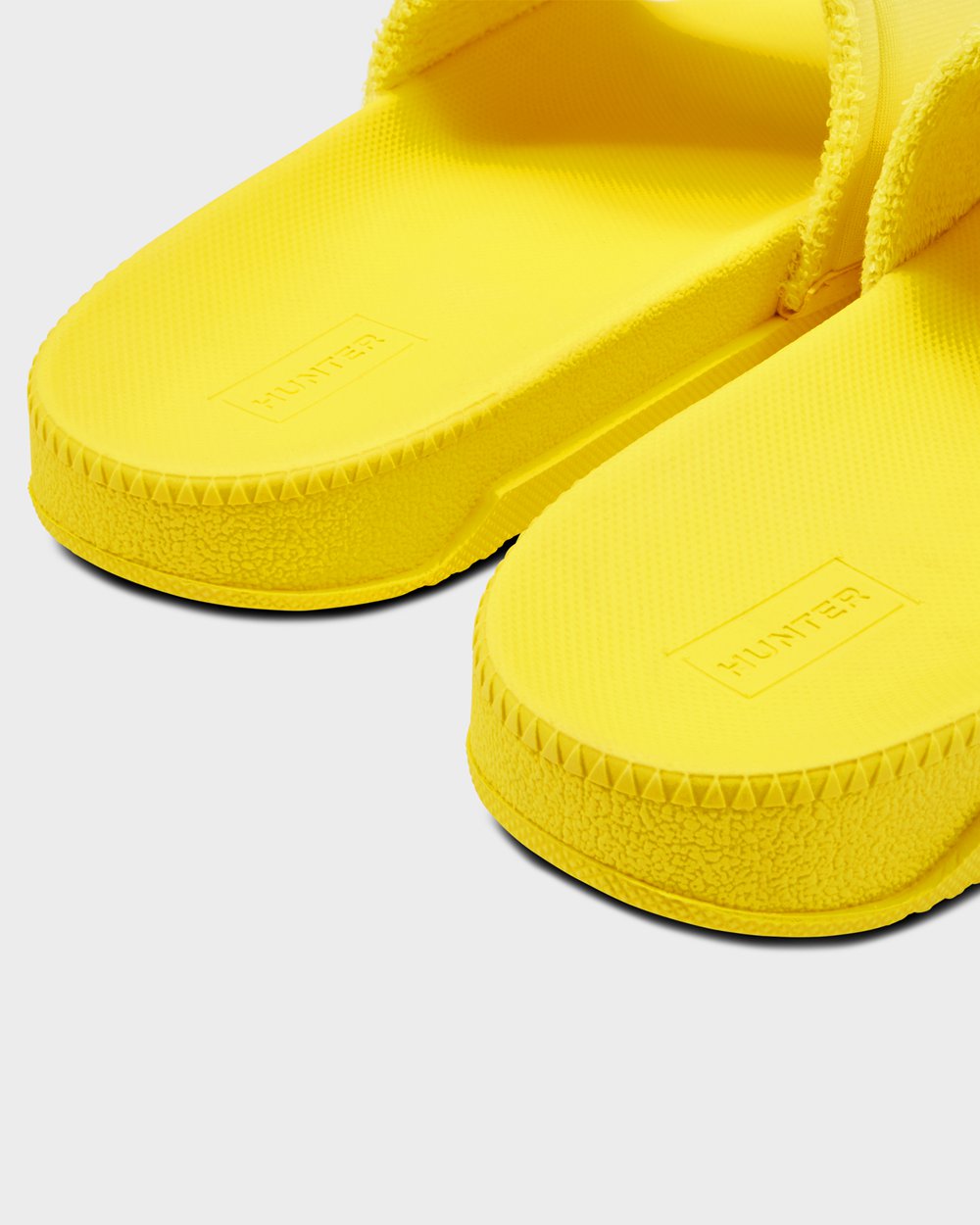 Hunter Original Adjustable Slides - Online Store Womens Yellow - PBTWRE591